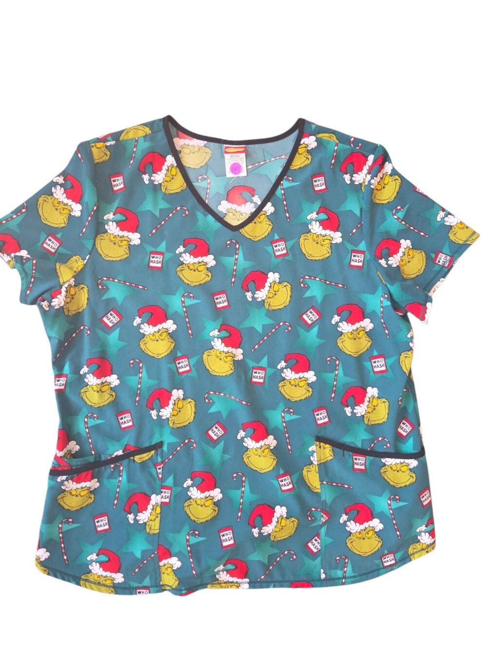 The Grinch Scrub Top